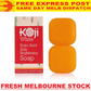 KOJI WHITE Kojic Acid Skin Brightening Lightening Whitening Soap (2 x 80g Bars)