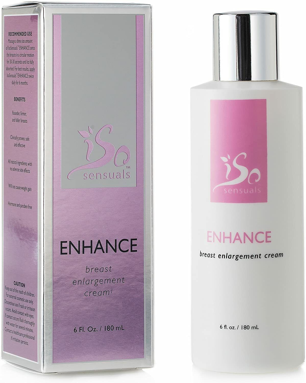 IsoSensuals ENHANCE Breast Enlargement Cream 180mL Fuller Bust FREE EXPRESS POST