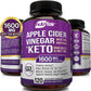 NutriFlair Apple Cider Vinegar + KETO BHB Diet Pills 120c ADVANCED WEIGHT LOSS