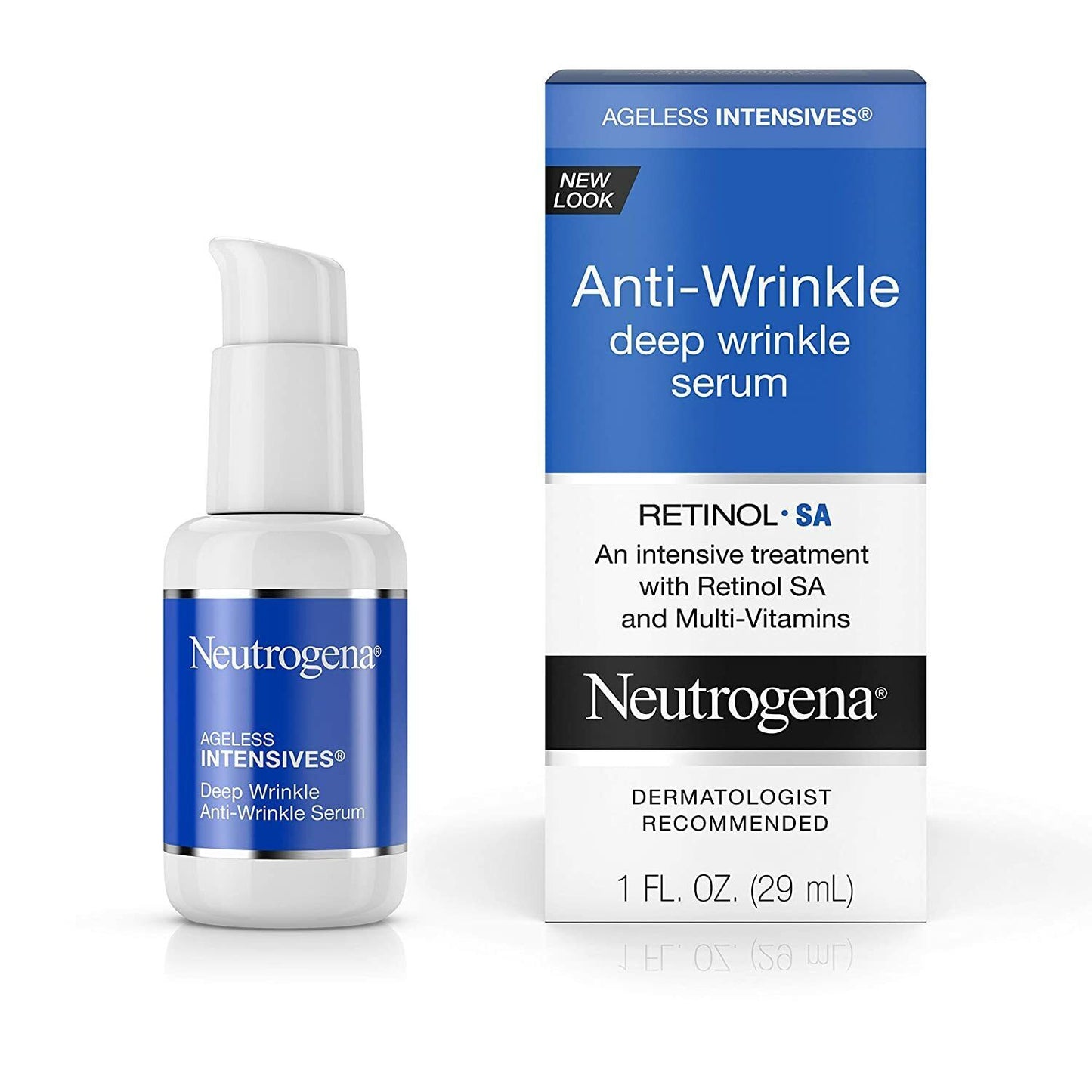 Neutrogena Anti Wrinkle Serum Retinol SA Multivitamin Anti-Ageing Skin Care 29mL