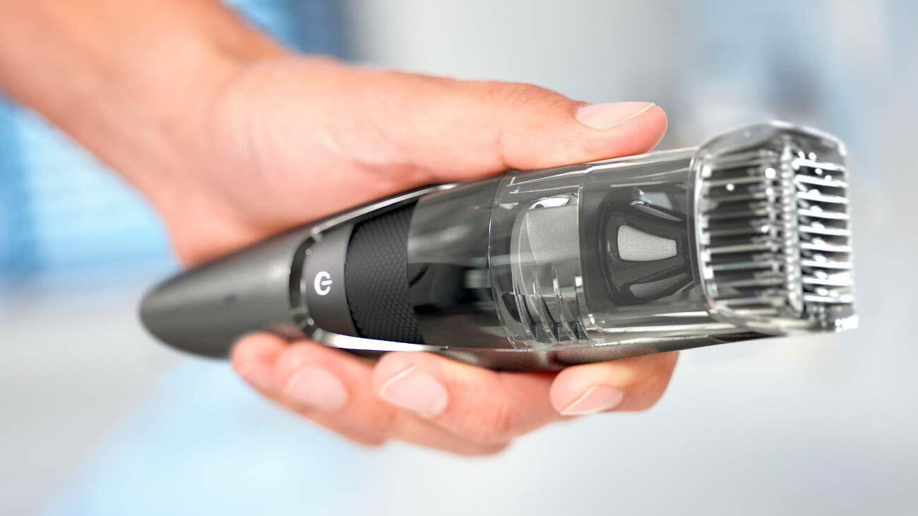 Philips Norelco Beardtrimmer Series 7500 Vacuum Beard Stubble Trimmer BT7515/49
