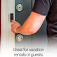 August Wi-Fi Smart Lock Keypad Bundle 4th Gen Keyless Door Built-In WIFI SILVER