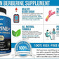 NUTRIVEIN PREMIUM BERBERINE HCL 1200mg 120 Capsules w/ ORGANIC Ceylon Cinnamon!