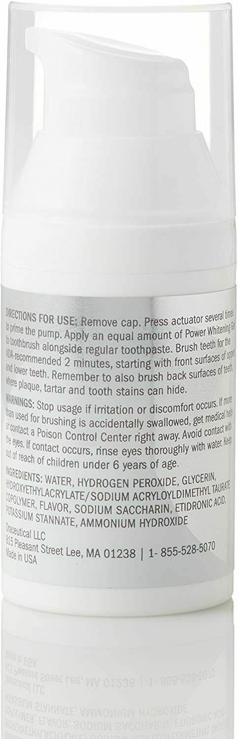 Smileactives Power Teeth Dental Whitening Gel - Whiter & Brighter Smile 30g NEW