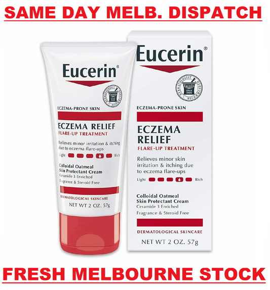 Eucerin Eczema Relief Flare Up Treatment Creme Dry Itchy Skin 57g NEW & SEALED