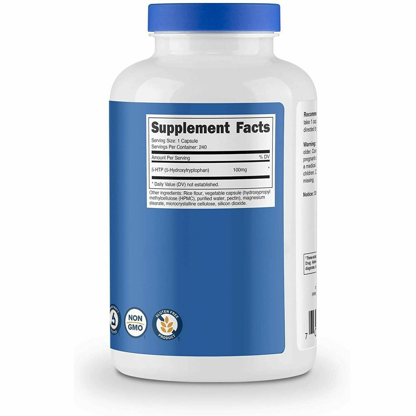 Nutricost 5 HTP 100mg 240 Caps Stress Anxiety Sleep PREMIUM GRADE - FREE EXPRESS