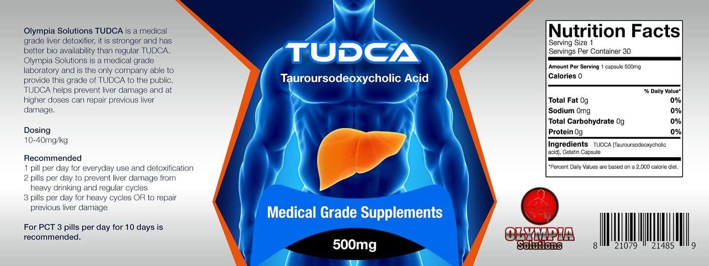 Tudca Olympia DOUBLE STRENGTH 500mg 30 Caps CYCLE SUPPORT MEDICAL GRADE AU STOCK