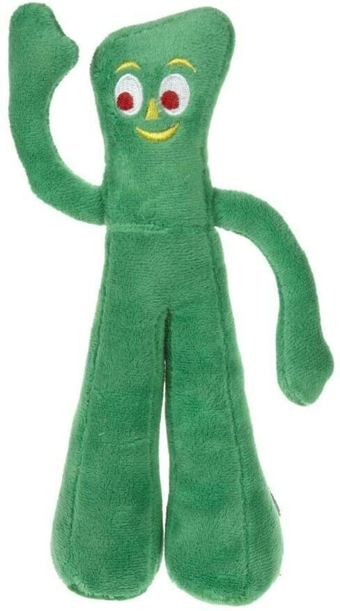 MultiPet Gumby Dog Pet Chew Toy - Soft Plush Filled Squeeze Squeaker 9 inch NEW