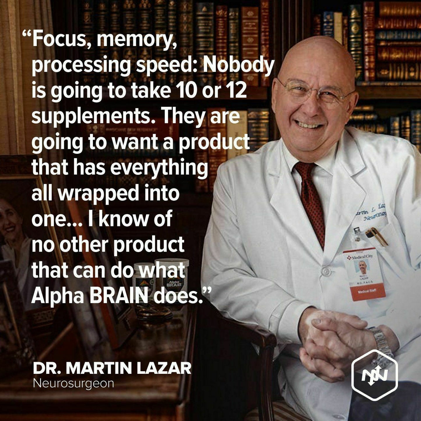 ONNIT Alpha BRAIN 90 Caps Joe Rogan JRE Nootropic Alpha GPC Huperzine Bacopa NEW