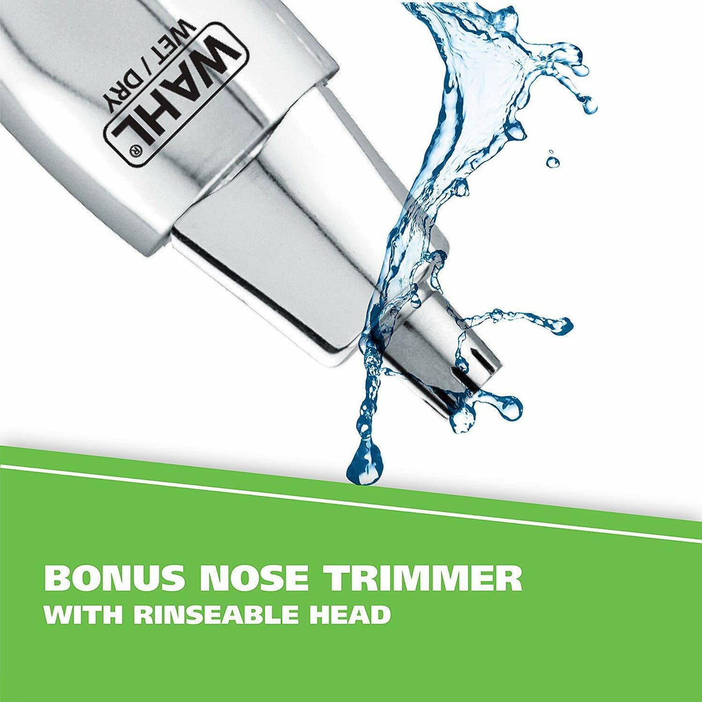 Wahl Groomsman Rechargeable Beard Stubble Mustache & Bonus Nose Trimmer 5622 NEW