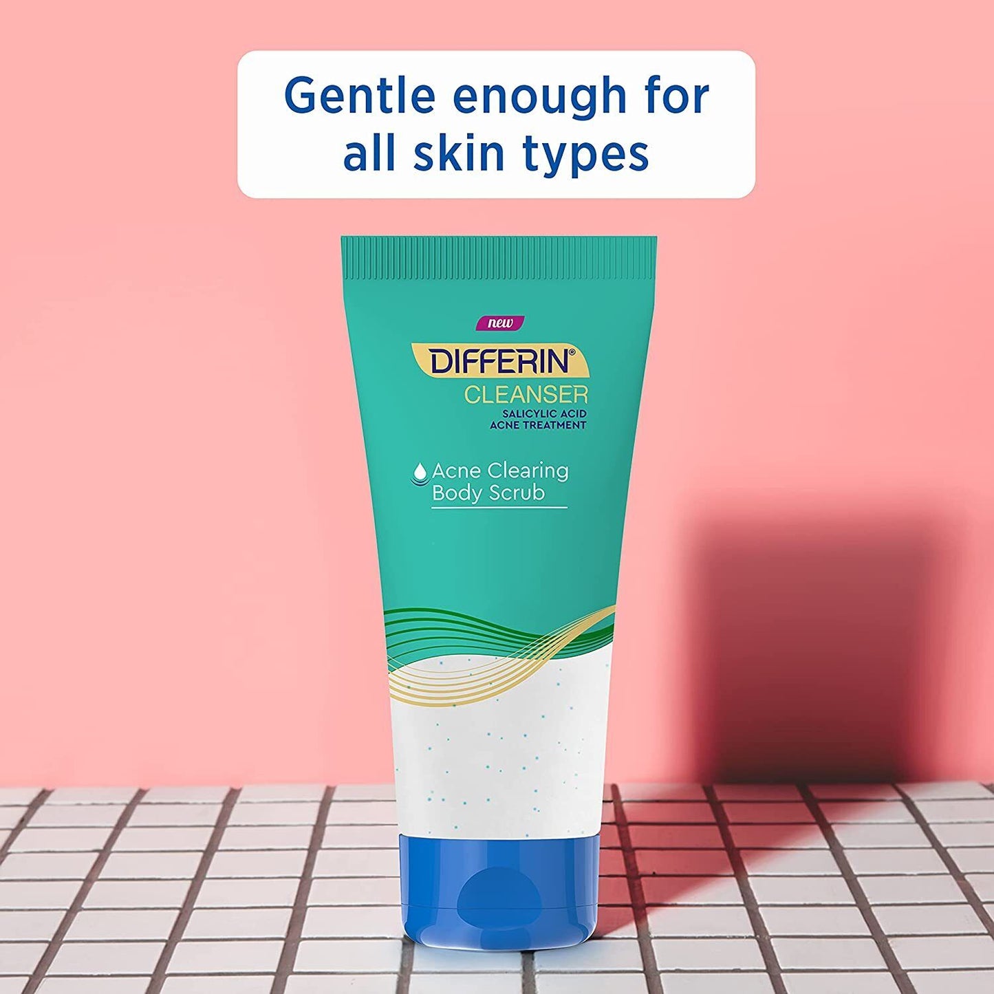 DIFFERIN Salicylic Acid 2% Cleanser - Acne Blemish Clearing Body Scrub 237mL NEW