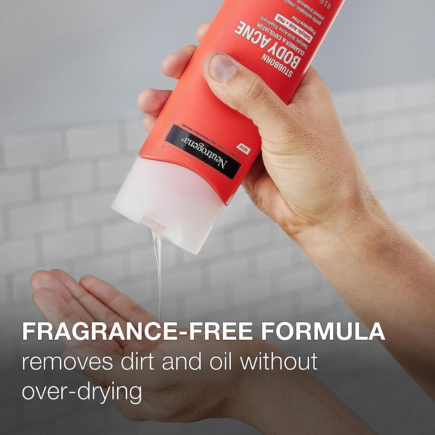 Neutrogena Stubborn Body Acne Cleanser & Exfoliator with Salicylic Acid 250mL