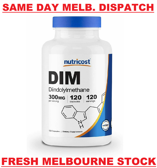 Nutricost DIM Diindolylmethane 300mg 120 Caps MAXIMUM STRENGTH MEGA VALUE PACK!