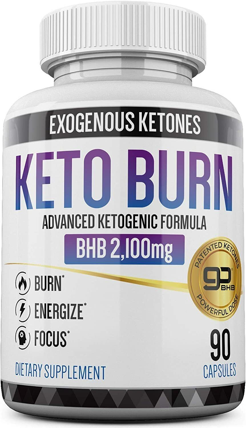 KETO BURN BHB Diet Pills 2100mg 90 Caps ADVANCED WEIGHT LOSS KETOGENIC FORMULA