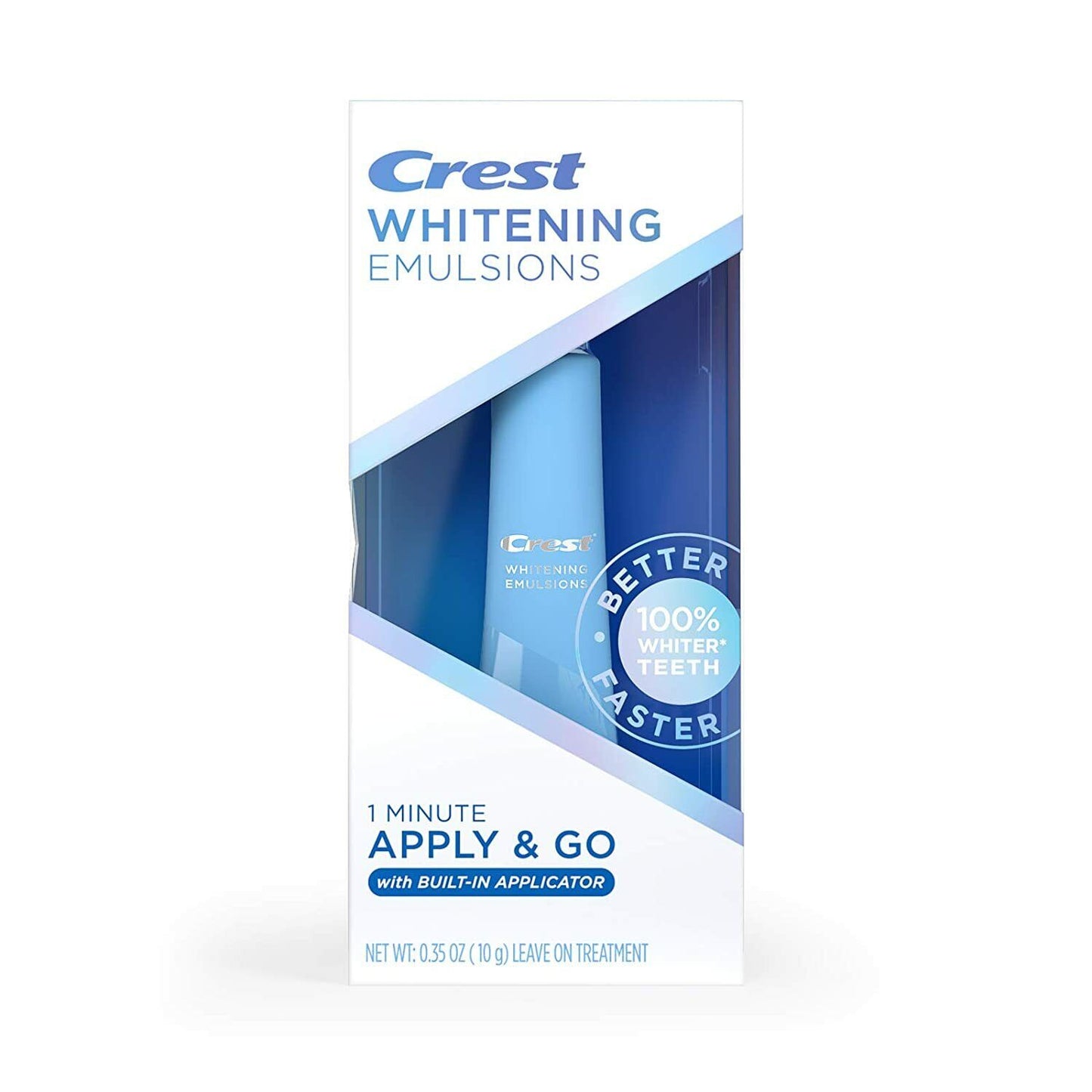 Crest Teeth Whitening Gel - Express White Bleaching Apply & Go Treatment 10g NEW