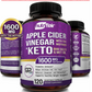 NutriFlair Apple Cider Vinegar + KETO BHB Diet Pills 120c ADVANCED WEIGHT LOSS