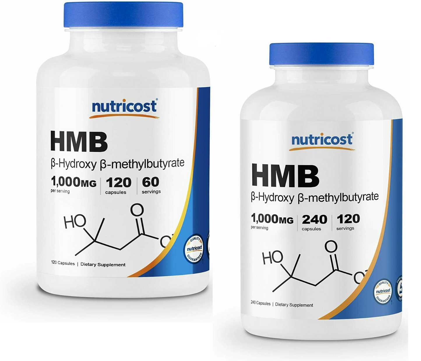 Nutricost HMB 1000mg 120 or 240 Caps MEGA VALUE Pack PREMIUM Quality MELB STOCK