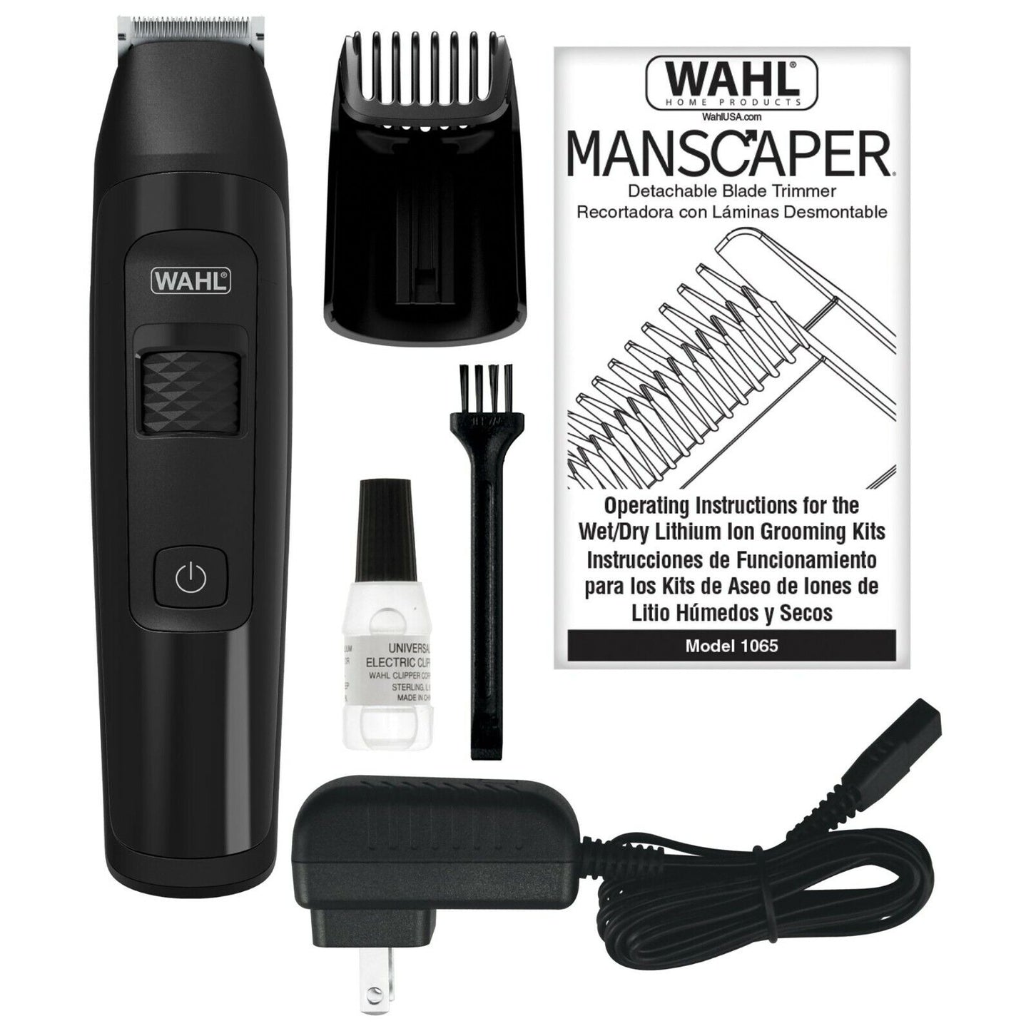 WAHL MANSCAPER Cordless Waterproof Trimmer for Groin and Body Grooming 5618-100
