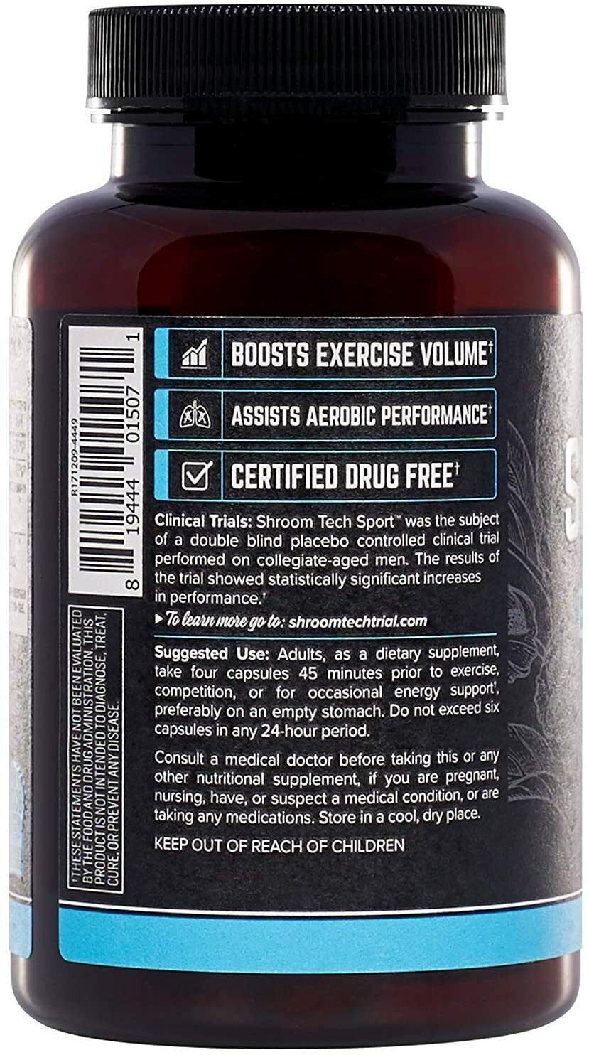 Onnit Shroom TECH Sport 84 Caps CORDYCEPS Joe Rogan JRE Alpha Brain VALUE SIZE!
