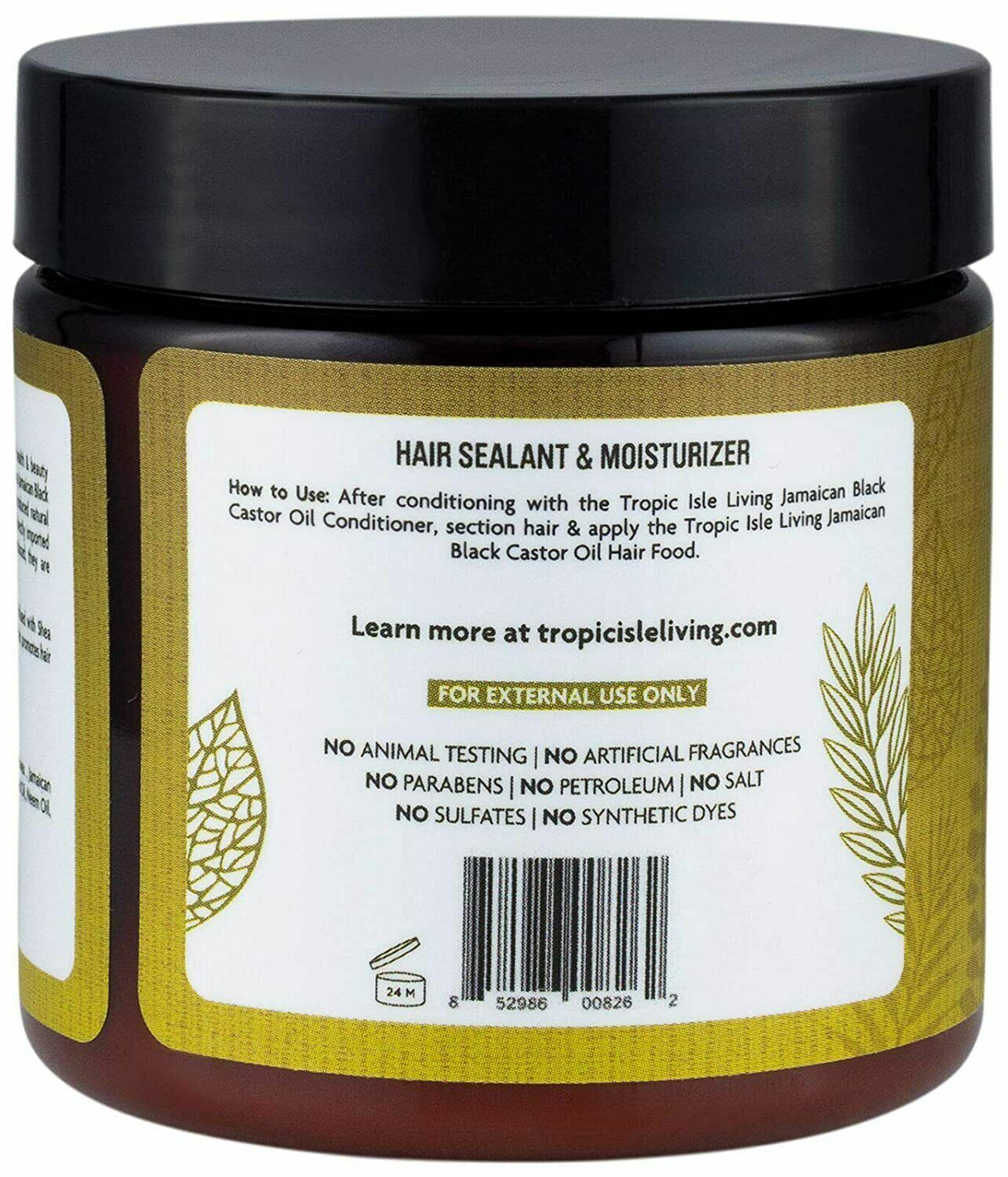 TROPIC ISLE LIVING JAMAICAN BLACK CASTOR OIL Hair Food Growth FREE EXPRESS POST