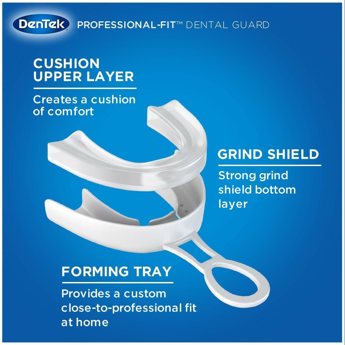 DENTEK MAXIMUM PROTECTION DENTAL GUARD FOR TEETH GRINDING BRUXISM - FREE EXPRESS