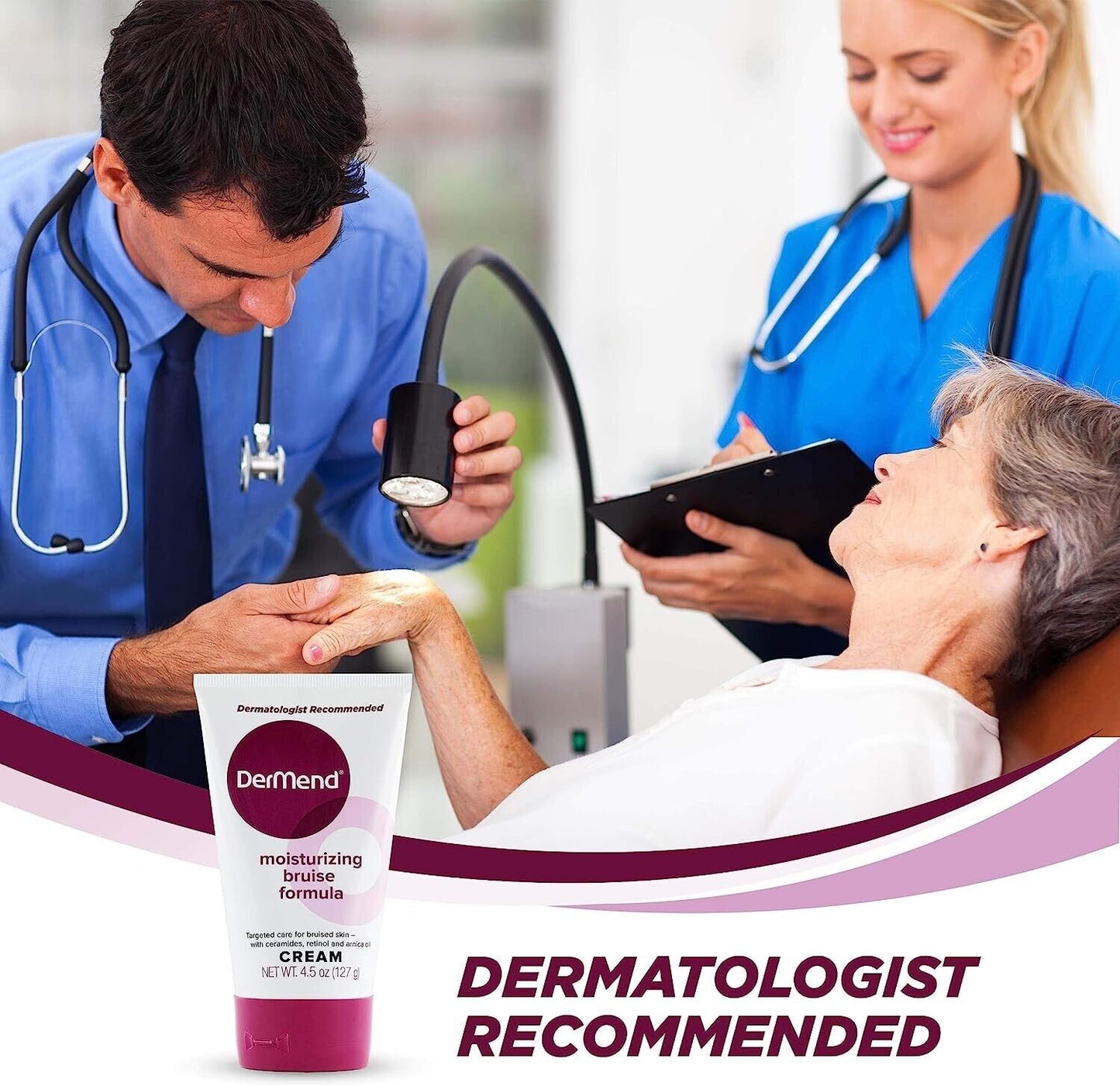 DerMend Moisturising Bruise Cream - Protect, Soothe and Heal Bruised Skin - 127g