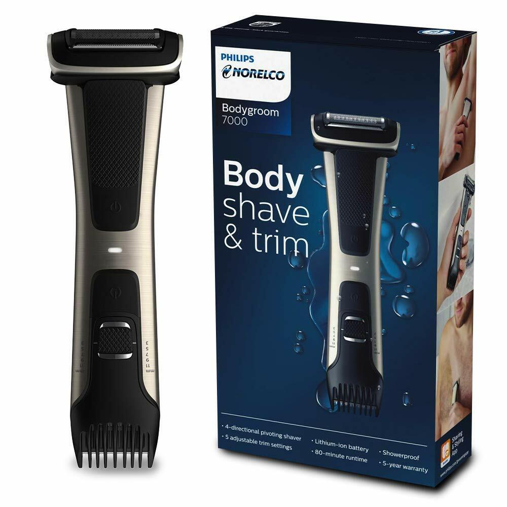 Philips Norelco BG7030/49 Bodygroom Series 7000 Shower Proof Dual-sided Trimmer