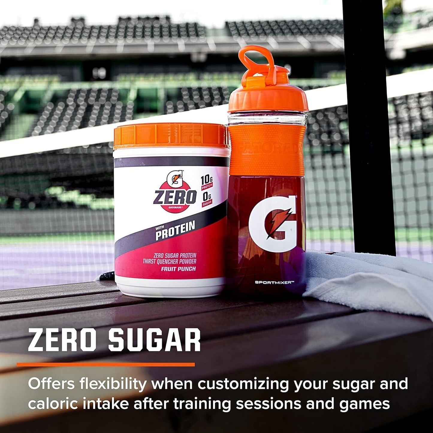 Gatorade ZERO with Protein Sports Drink Powder GLACIER FREEZE 630g (42 Servings)