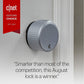 August Wi-Fi Smart Lock Keypad Bundle 4th Gen Keyless Door Built-In WIFI SILVER