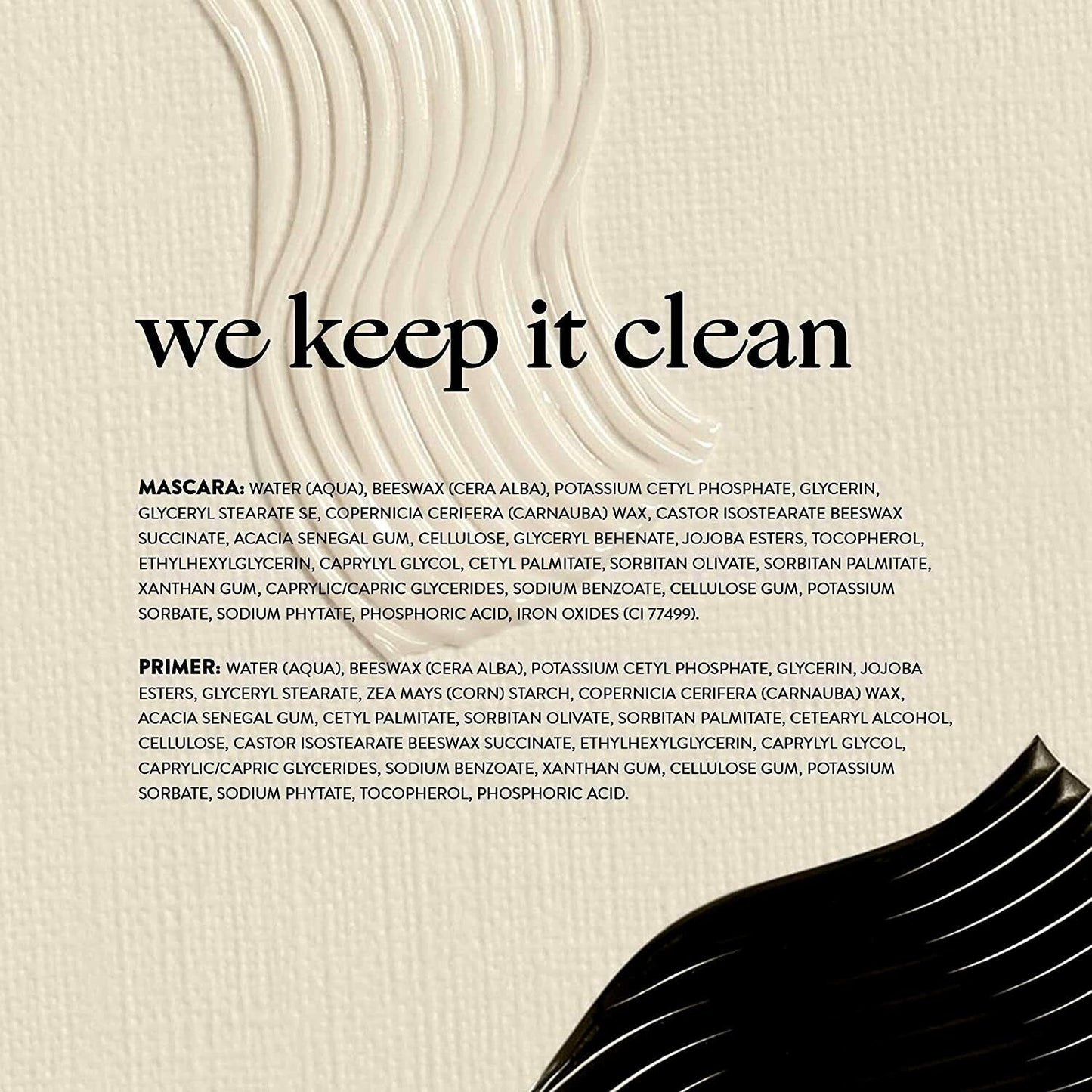 Honest Beauty 2-in-1 Extreme Length Mascara (6mL) + Lash Primer (2mL) - BLACK