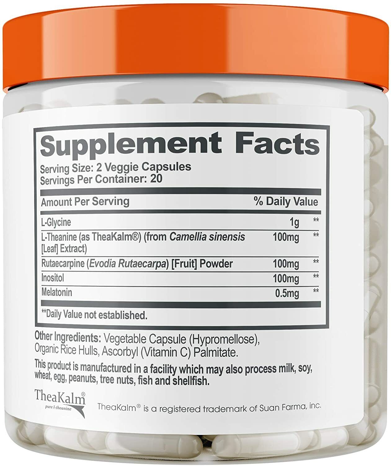 GENIUS SLEEP AID Natural Sleeping Pills & Adrenal Support 40 Caps - FREE EXPRESS