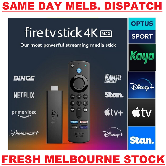 Amazon Fire TV Stick 4K MAX Wi-Fi 6 Ultra HD Gen Alexa Voice Remote Media Player