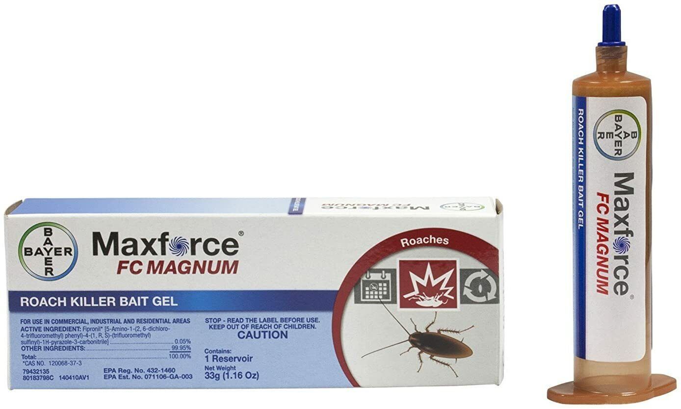 Genuine Bayer Maxforce Magnum FC Cockroach Roach Bait Gel 33g Fresh AU Stock NEW