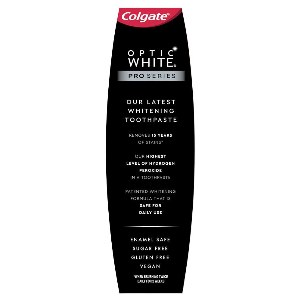 Colgate Optic White PRO - 5% Hydrogen Peroxide Teeth Whitening Toothpaste 85g