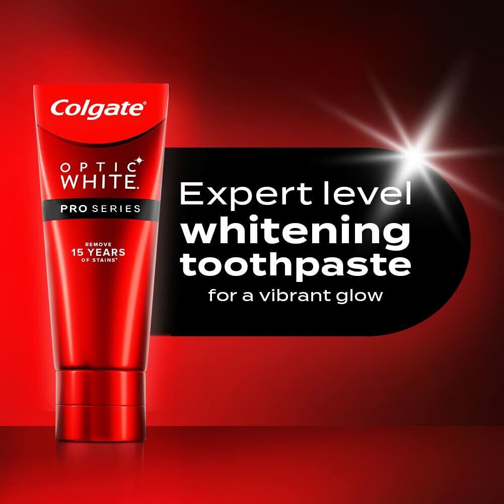 Colgate Optic White PRO - 5% Hydrogen Peroxide Teeth Whitening Toothpaste 85g