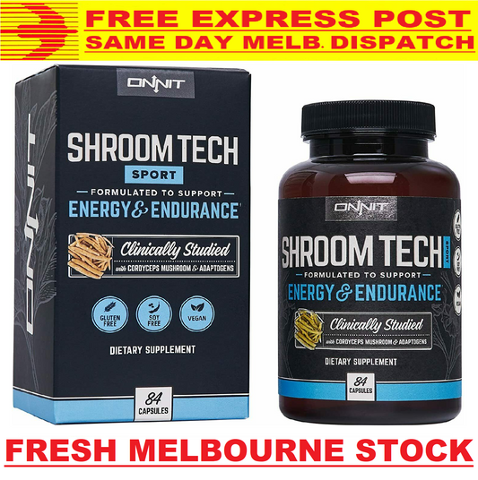 Onnit Shroom TECH Sport 84 Caps CORDYCEPS Joe Rogan JRE Alpha Brain VALUE SIZE!