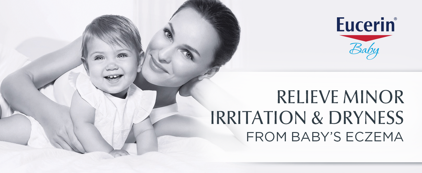 Eucerin Baby 3+ Months Eczema Relief Body Creme Dry Itchy Skin 141g NEW & SEALED