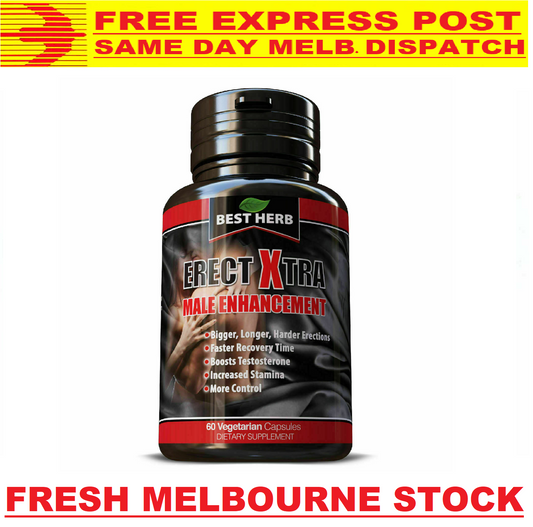 PENIS ENHANCEMENT PILLS - Naturally Increase Size Libido MAX STRENGTH 60 CAPS BH