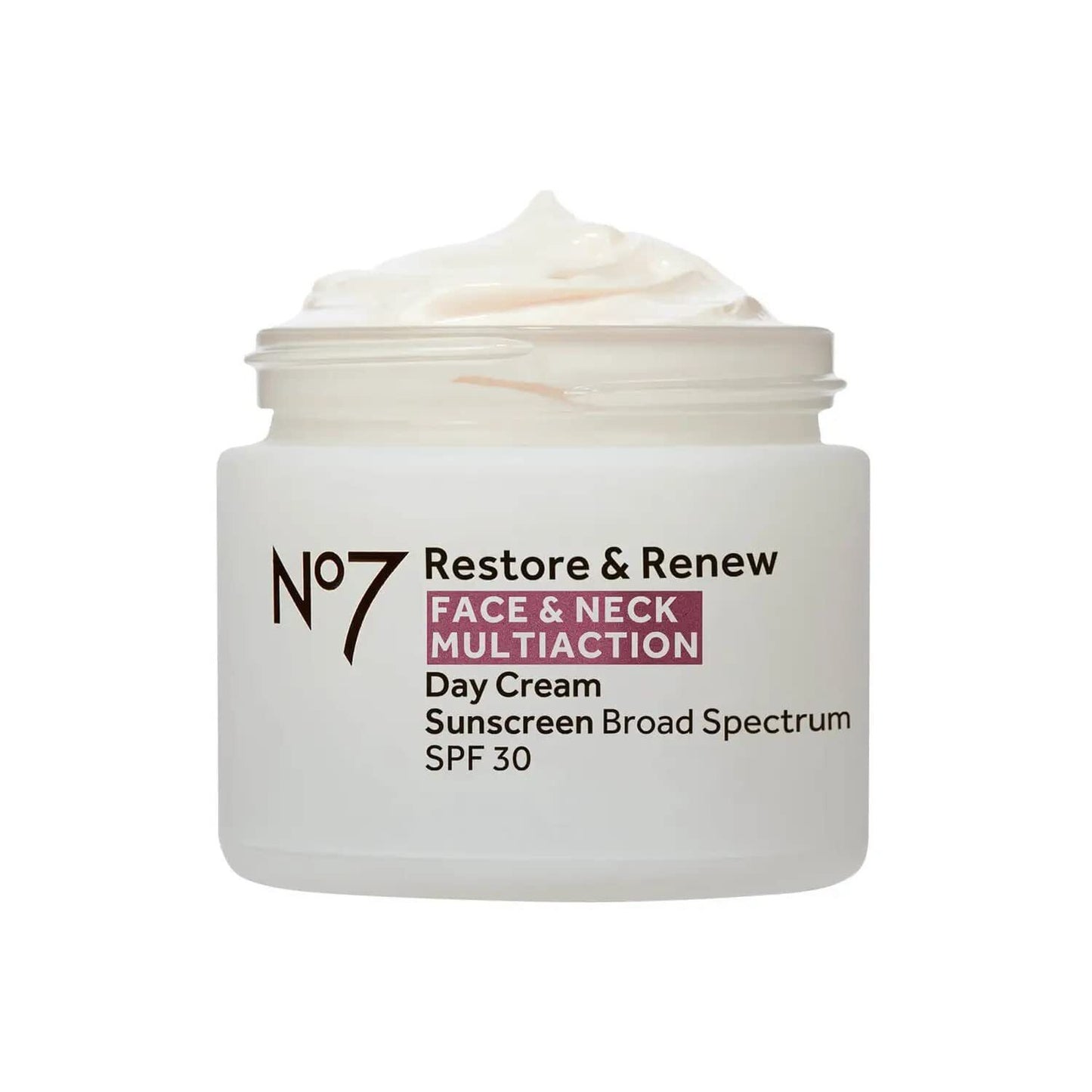 Boots No7 Restore & Renew Face & Neck Multi Action Day Cream SPF30 50mL - NEW!