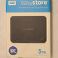 Western Digital WD EasyStore 5TB USB 3.0 External Hard Drive Portable HDD BLACK