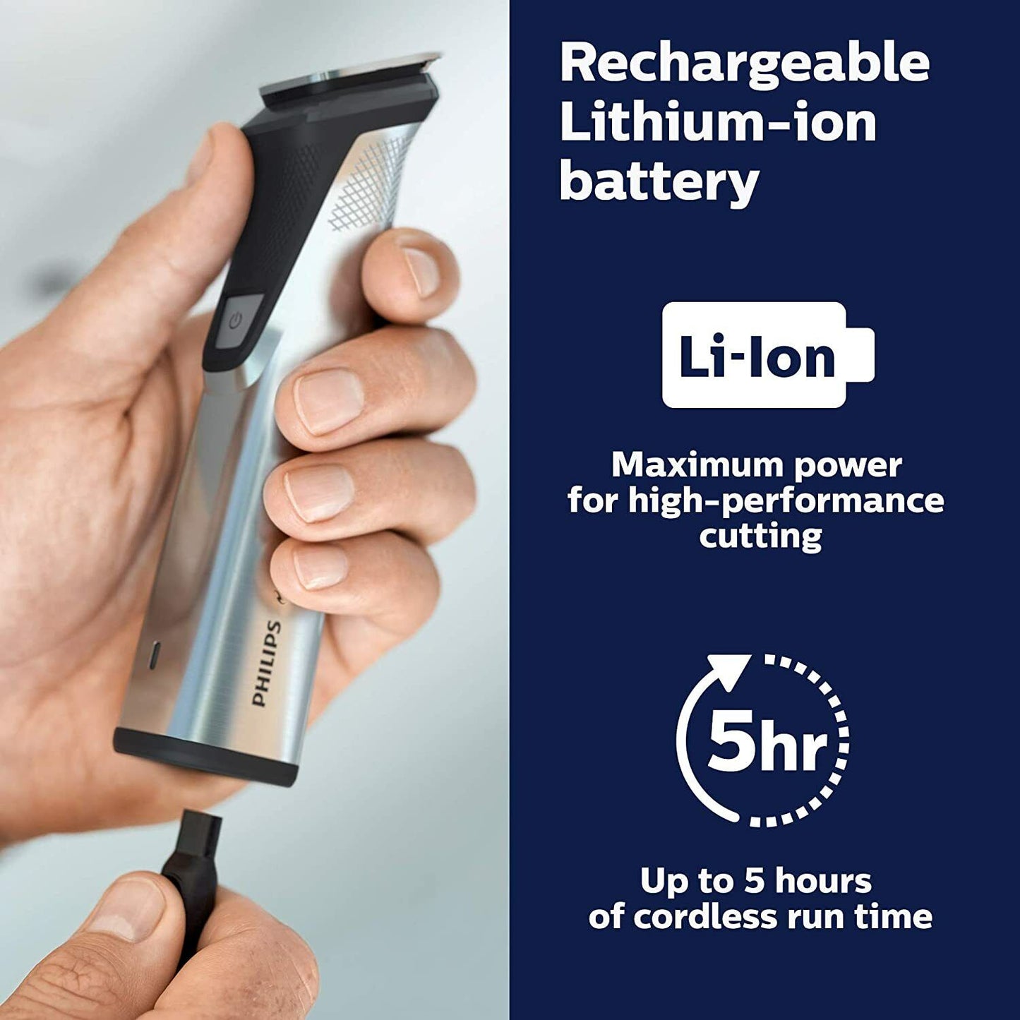 Philips Norelco Multigroom Series 9000 25-in-1 Head to Toe Trimmer MG7770/49 NEW