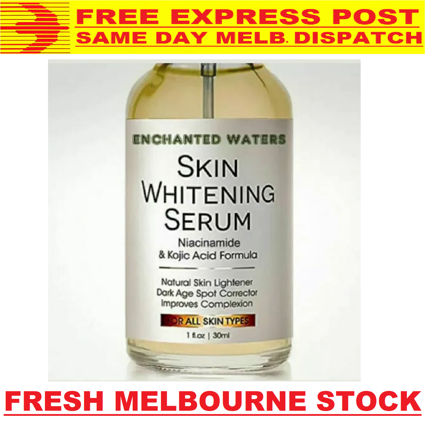 DARK SKIN WHITENING LIGHTENING ULTRA BRIGHTENING SERUM 30mL - FREE EXPRESS POST