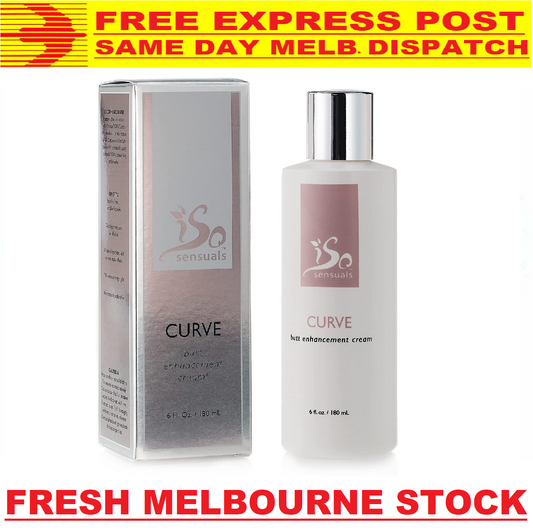 IsoSensuals CURVE Butt Enhancement Cream 180mL Firmer Booty FREE EXPRESS POST
