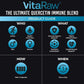 VitaRaw Quercetin Zinc Bromelain POWERFUL IMMUNE SUPPORT 120 Caps - FREE EXPRESS