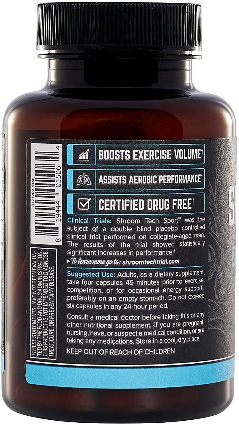 Onnit Shroom Tech Sport 28 Caps CORDYCEPS Joe Rogan JRE Alpha Brain Ashwagandha!