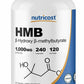 Nutricost HMB 1000mg 120 or 240 Caps MEGA VALUE Pack PREMIUM Quality MELB STOCK