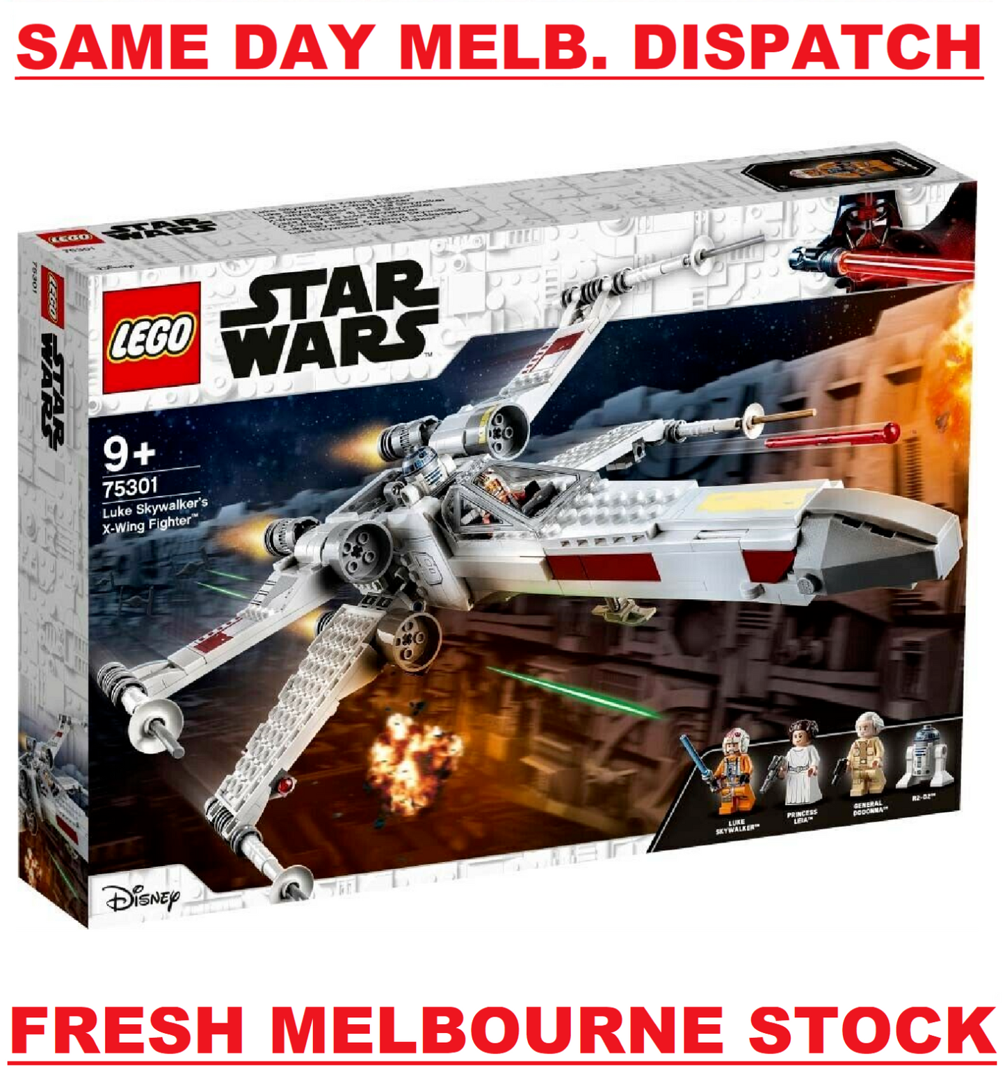 LEGO Star Wars 75301 - Luke Skywalker's X-Wing Fighter - BRAND NEW & SEALED BOX