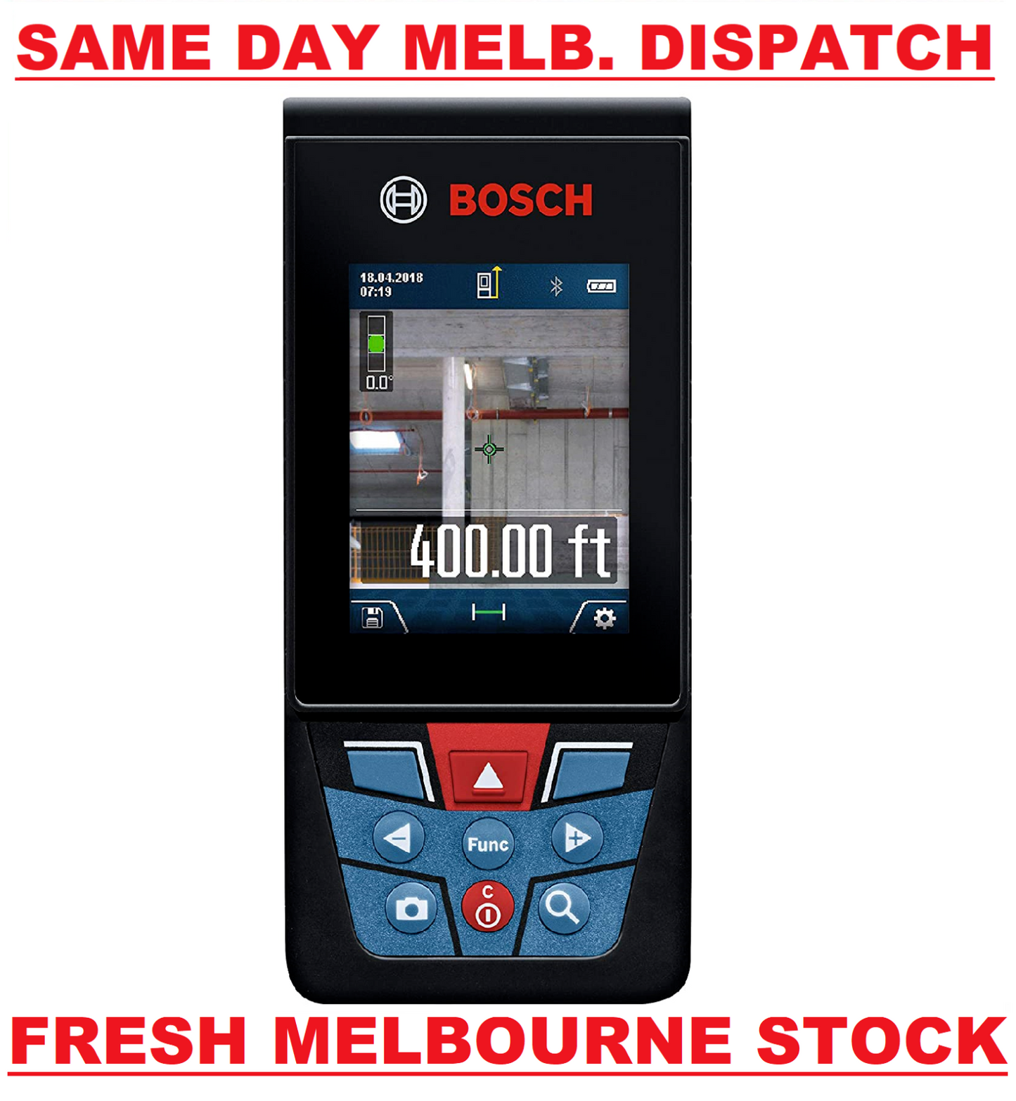 BOSCH Blaze GLM400C 400ft 120m LASER DISTANCE MEASURER Digital Viewfinder Camera