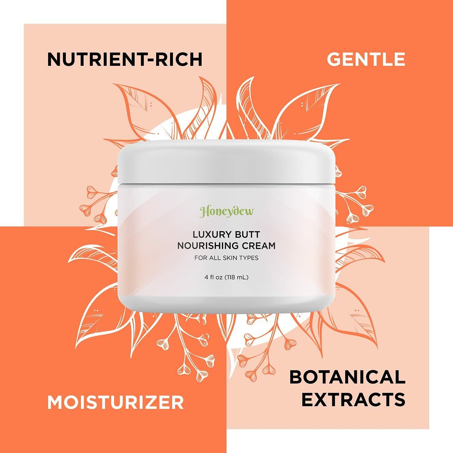 LUXURY BUTT NOURISHING CREAM Cellulite Booty Enhancement 118mL FREE EXPRESS POST