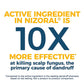 Nizoral A-D Anti-Dandruff Shampoo 1% - Seborrheic Dermatitis Treatment 125mL NEW